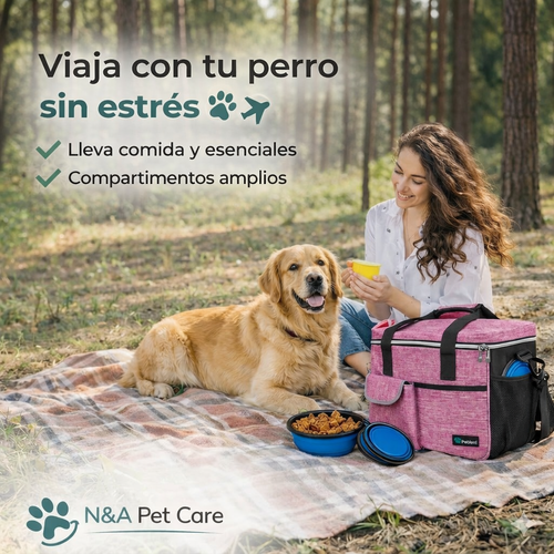 Todo lo que tu perro necesita para viajar, en un solo bolso