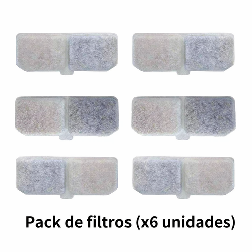 Filtros para fuente de mascotas 3L – Agua limpia y segura 24/7 🐶💧 Repuesto